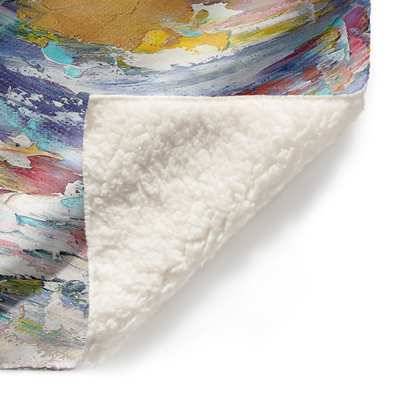 Couverture sherpa pour poèmes winter, l 51 po x L 60 po