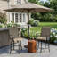 Ensemble de 2 tabourets de bar pivotants avec dossier haut et accoudoirs pour patio, terrasse, jardin-1718219480