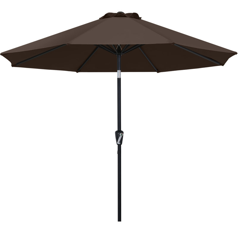 Parasol Cutts Market, Brun, 9'