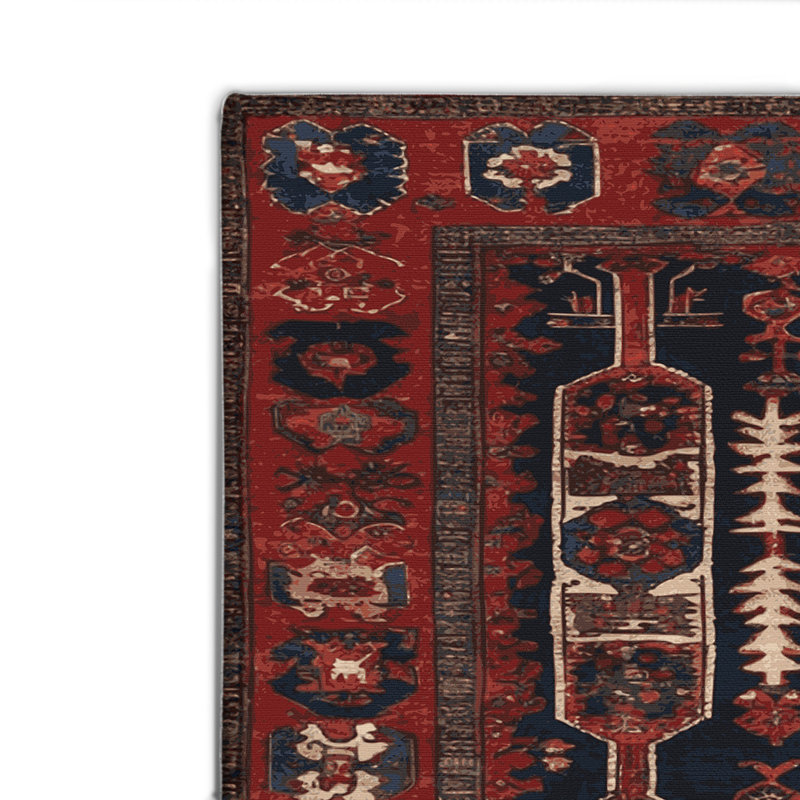 Tapis turc intérieur et extérieur brun, Rectangle 4pi x 6 pi