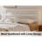 Lavallee Bed Frame with Simple Style Headboard, Solid Steel Slat Support, Enough Storage Space-694146676-694146677