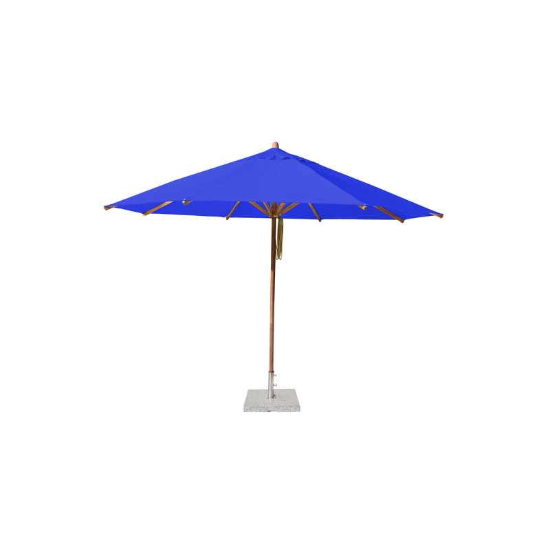 Parasol de marché Pursley, Bleu, L 120 po x P 120 po