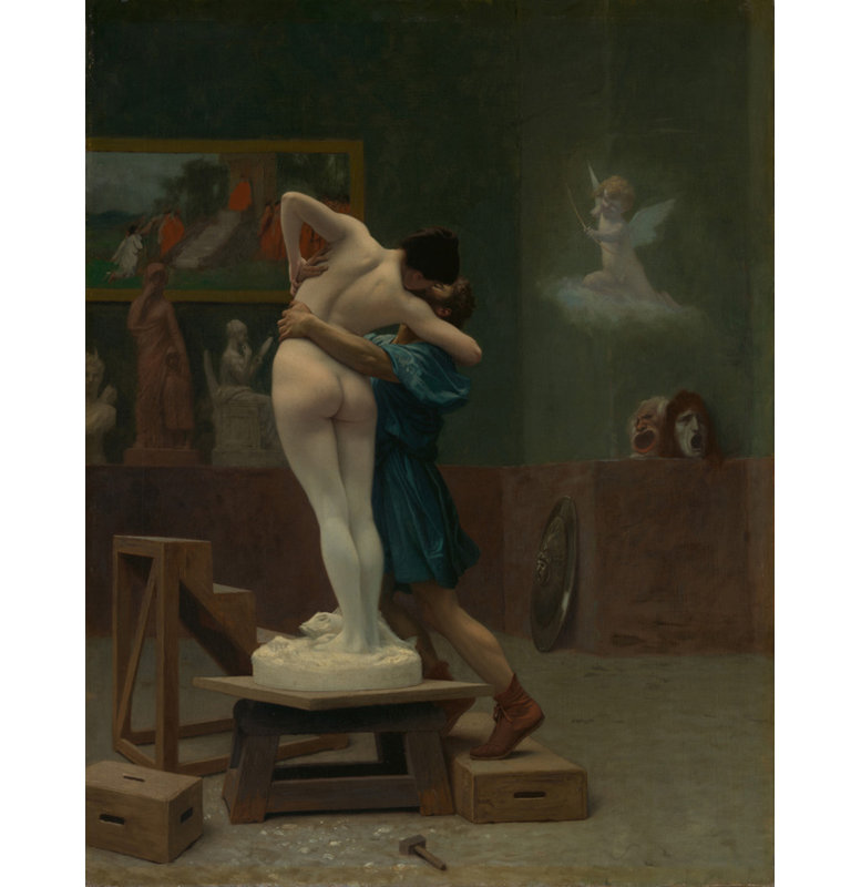 Pygmalion and Galatea, 36" H x 28" W