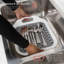 Grille de lavabo hamac auto-drainable