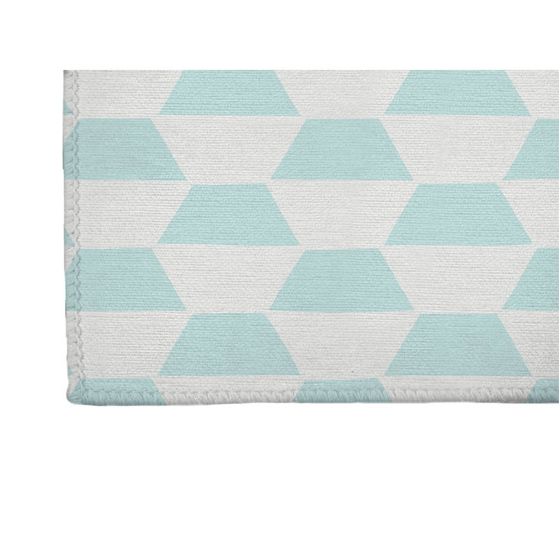 Hex Non-Slip Outdoor Rug, Runner 2'6" x 8'