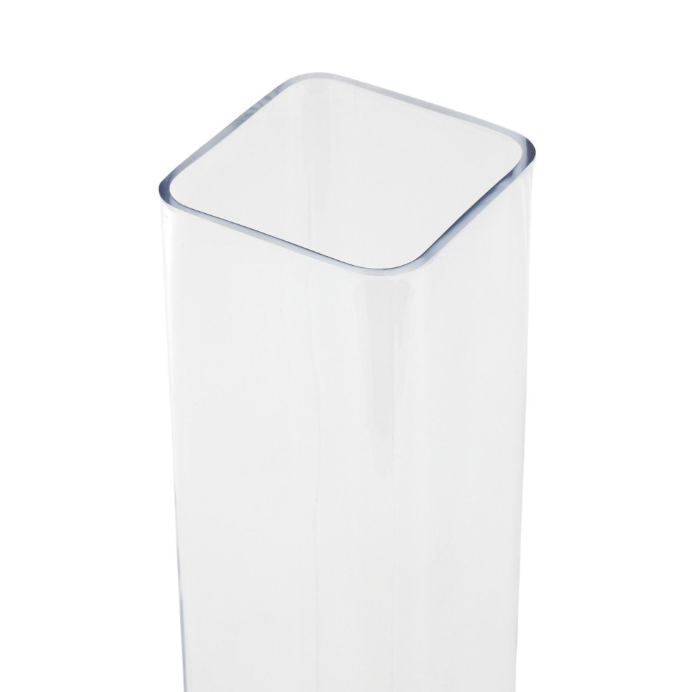 Glass Table Vase, 19.9" H x 4.2" W x 4.2" D