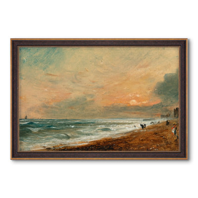 Hove Beach, v. 1824-1826-John Constable-Toile encadrée sur mesure