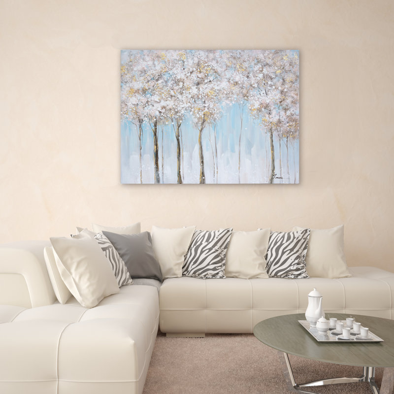 Peinture sur toile tendue, H 36 po x l 48 po x P 2 po
