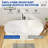 59"L x 28"W Freestanding Acrylic Slipper Soaking Bathtub, Chrome Drain & Overflow, Modern Design for Luxury Bathrooms-64490089