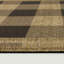 Tapis de porte Mega Check à poils courts, résistant aux intempéries et doté d'un envers en caoutchouc durable, brun, 45,7 cm x 76,7 cm