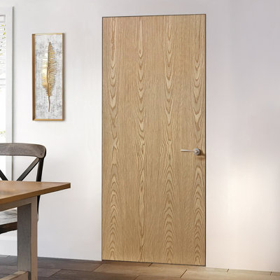 Dalle de porte intérieure en chêne