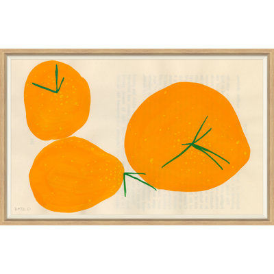 Persimmon Framed Print by Susan Hable