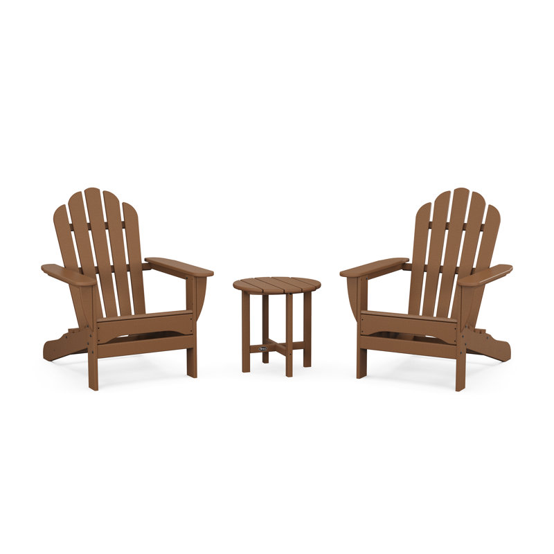 3-Piece Monterey Bay Adirondack Set, Tree House