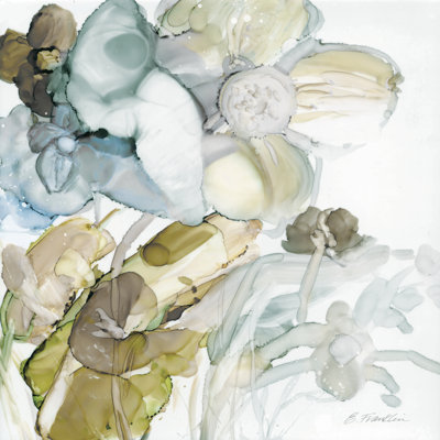 " Seaglass Garden III " by Elizabeth Franklin Painting Print