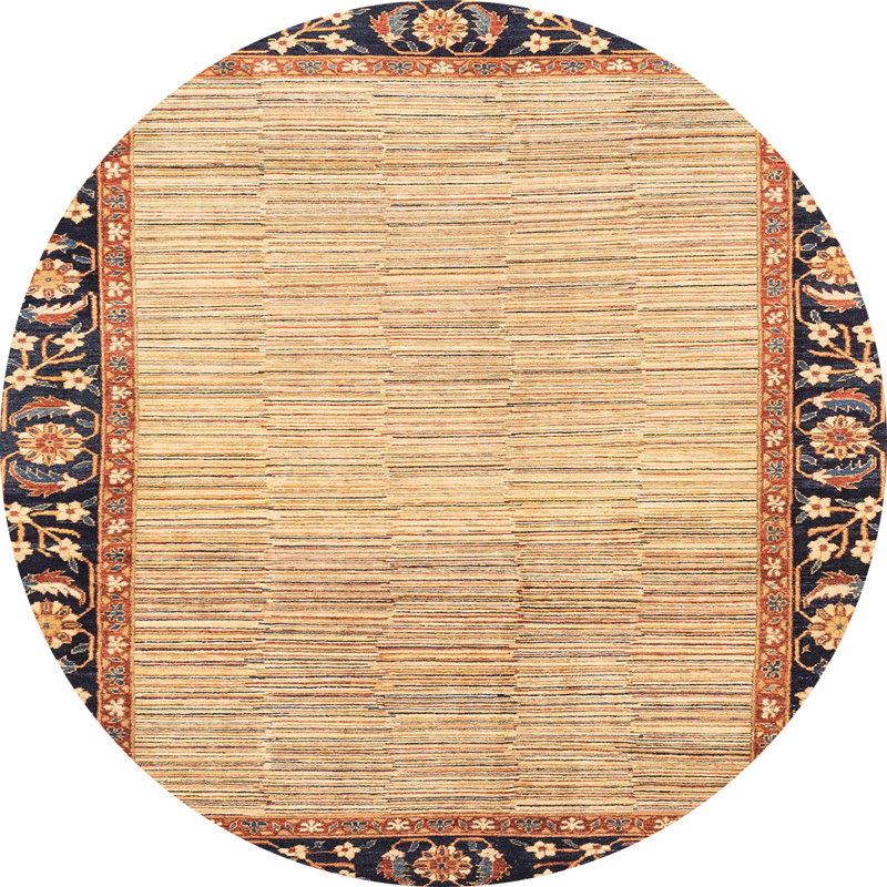 Tapis abstrait moderne 3489, Rond 6 pi