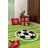 Furnish my Place Nicole 680 Strips Soccer Play Baby Rug for Kids Playroom | Bathroom & Kindergarten Classroom | Contemporary Design | Strips Rectangle | Green-939562835
