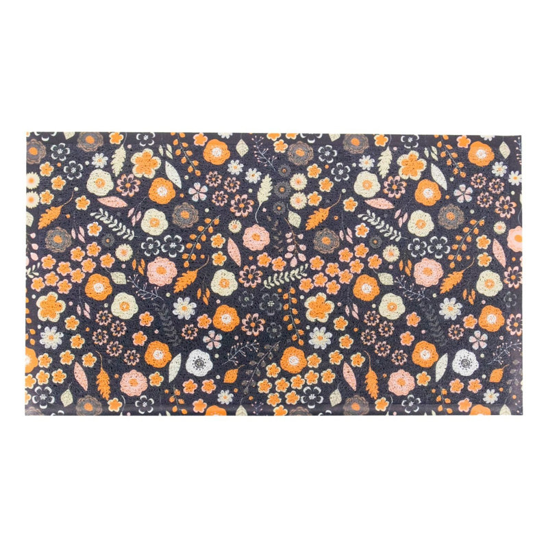 Mirtle Non-Slip Doormat, Blue