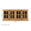 Abbigail 200cm Solid Wood Sideboard