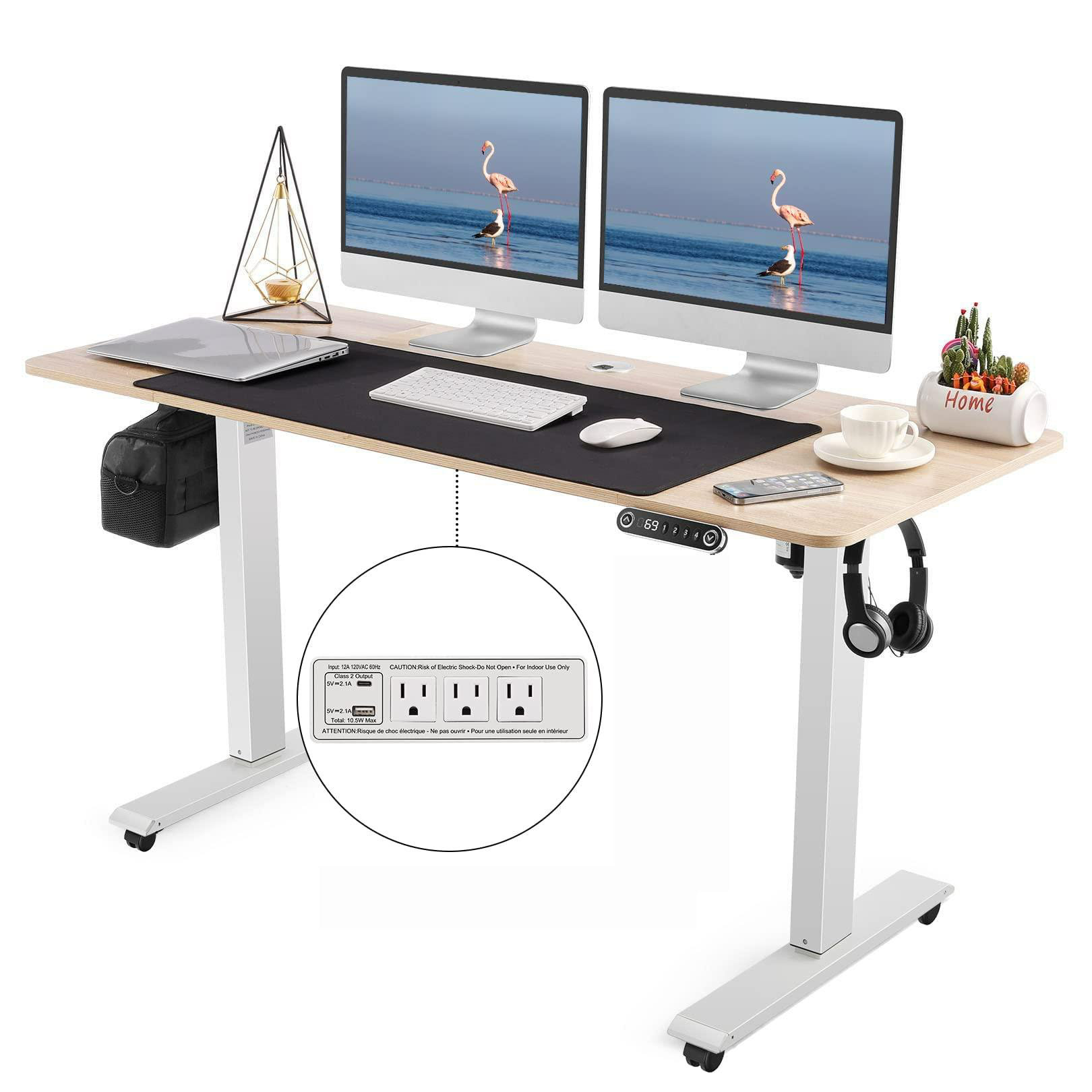 Foot Massager Standing Desk Mat - 17 x 32 x 1/2 Thick Standing Desk Pad