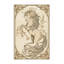 Tapis floral doux et moelleux à motif de licorne classique à motif de licornes beige-656073429
