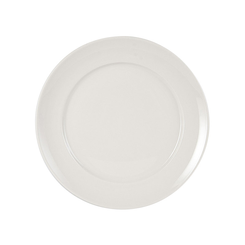 Ensemble de 12 assiettes en porcelaine de porcelaine commerciale allant au lave-vaisselle 11,5 po