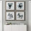 Proud Elephant - ensemble de 4 photos sur toile tendues-2050339034-2050339037