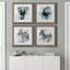 Proud Elephant - ensemble de 4 photos sur toile tendues-2050339037-2050339034
