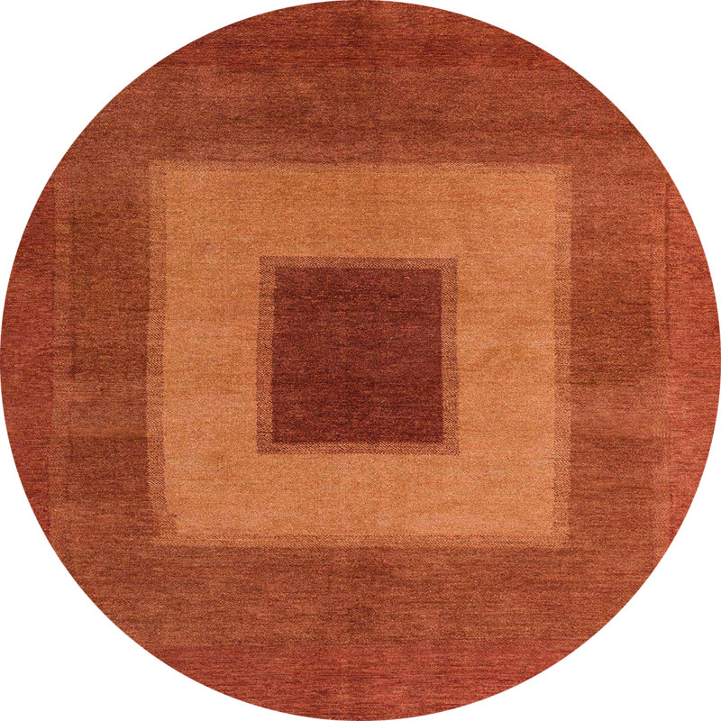Abstract Indoor Rug, Round 6'