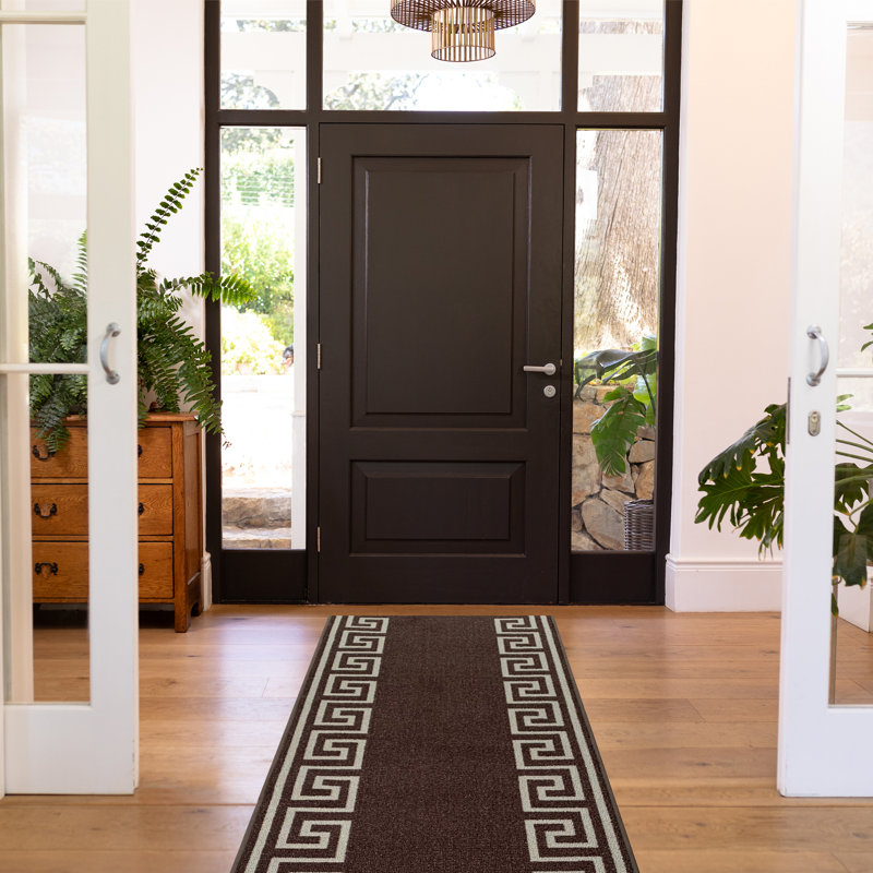 Shaddix Performance Geometric Indoor Rug, Runner 2'7" x 17'