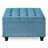 Blue Square With Robust Build And Construction Button Tufting-118776990