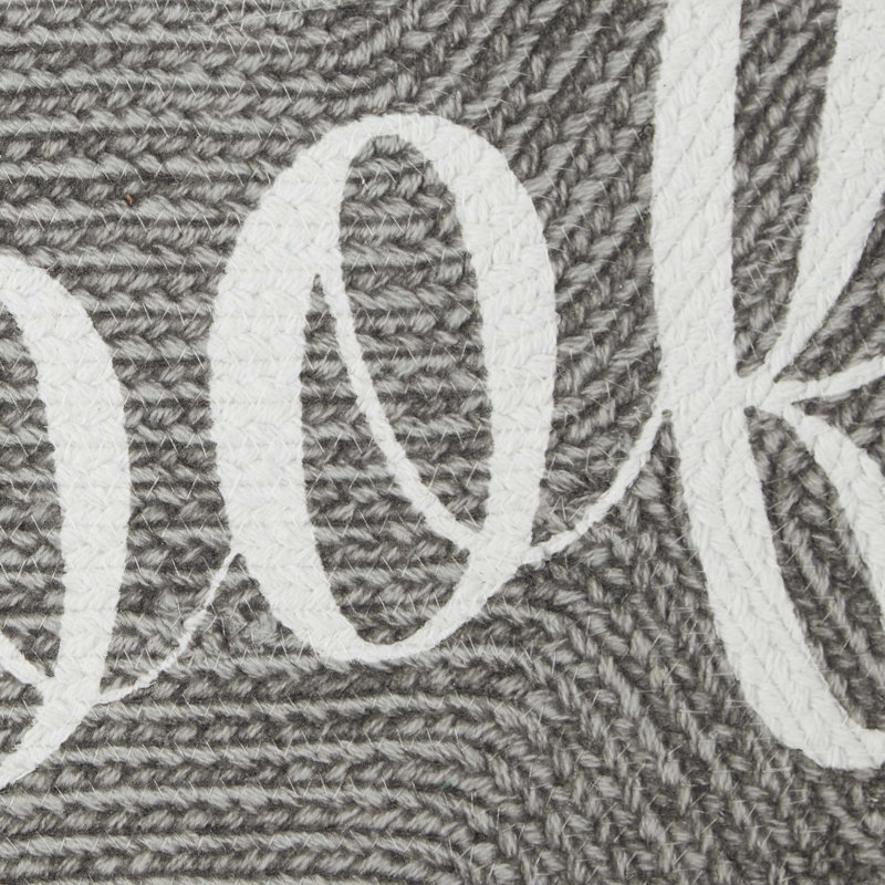 Tapis en os Houpzdale, gris