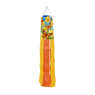 Monarch Butterflies Wind Spinner