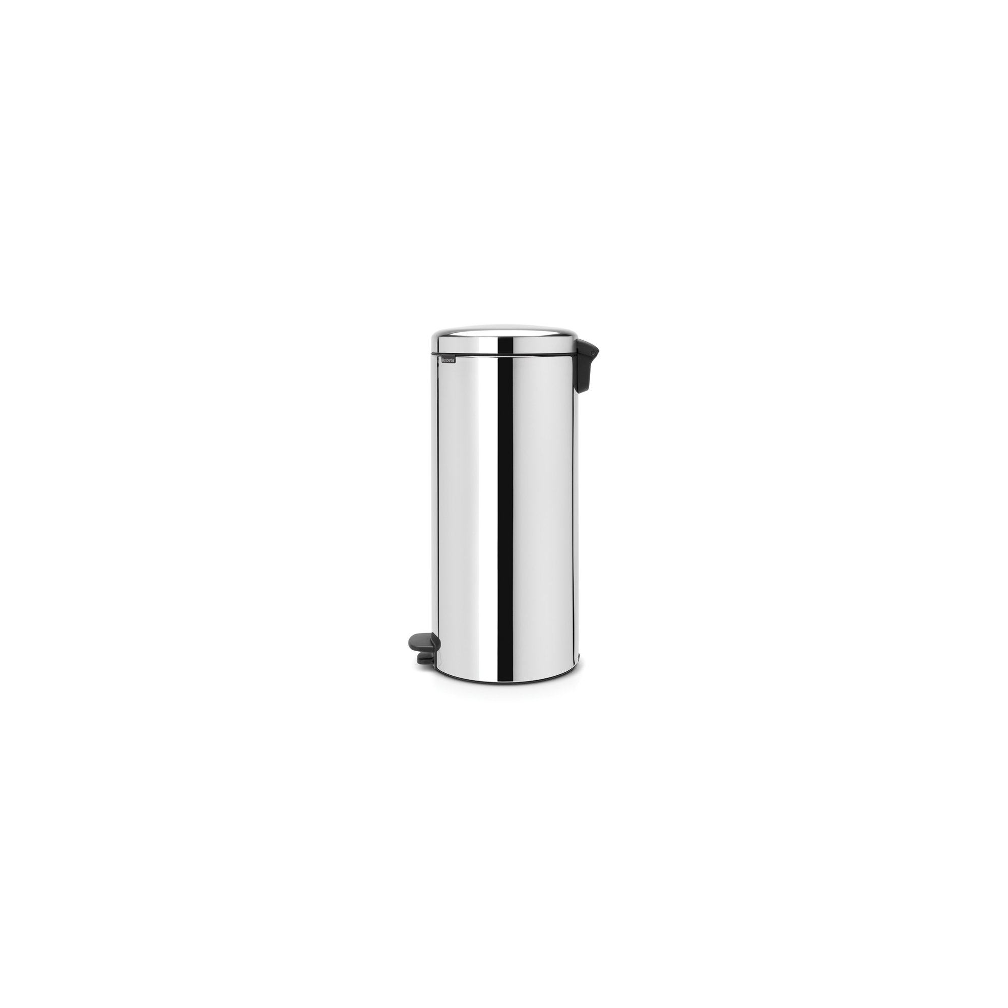 Brabantia NewIcon Step On Trash Can, 8 Gallon (30 Liter), Brilliant Steel