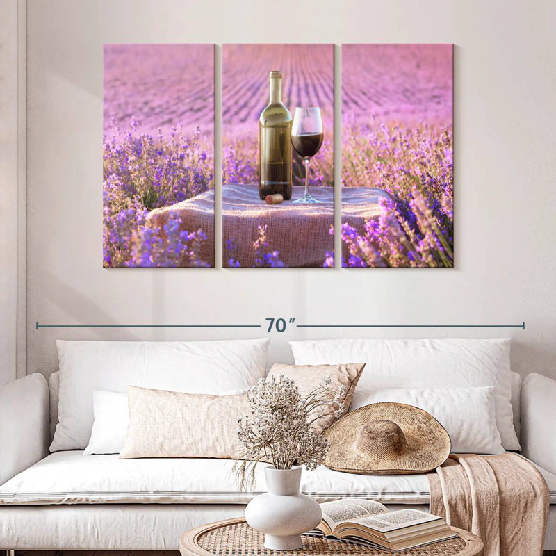 Yarlin Wine Romance, 32" H x 50" W