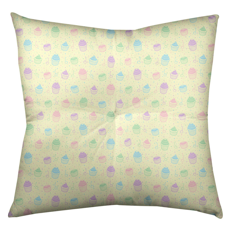 Coussin de sol Katelyn Elizabeth, 26 po x 26 po, Jaune