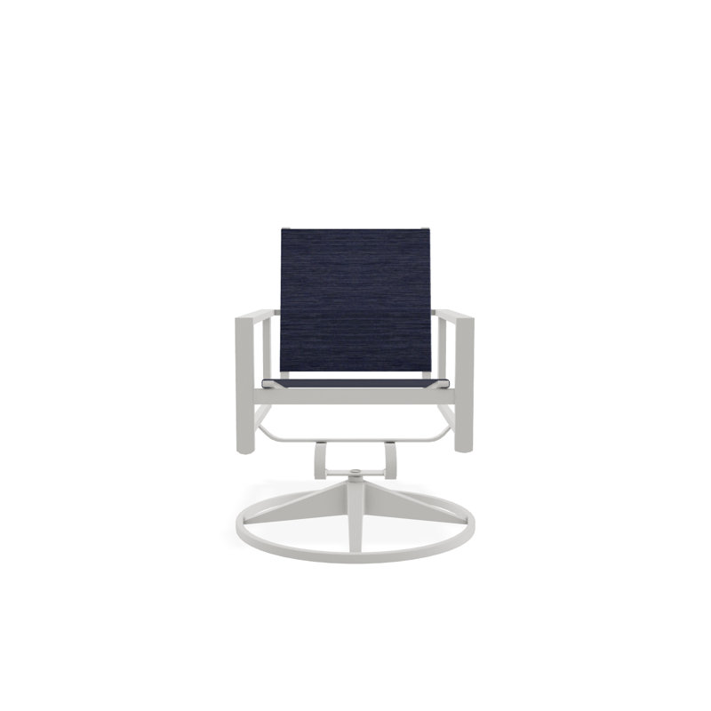 Tribeca Sling Swivel Rocker, Snow, Alloy Sunbrella®