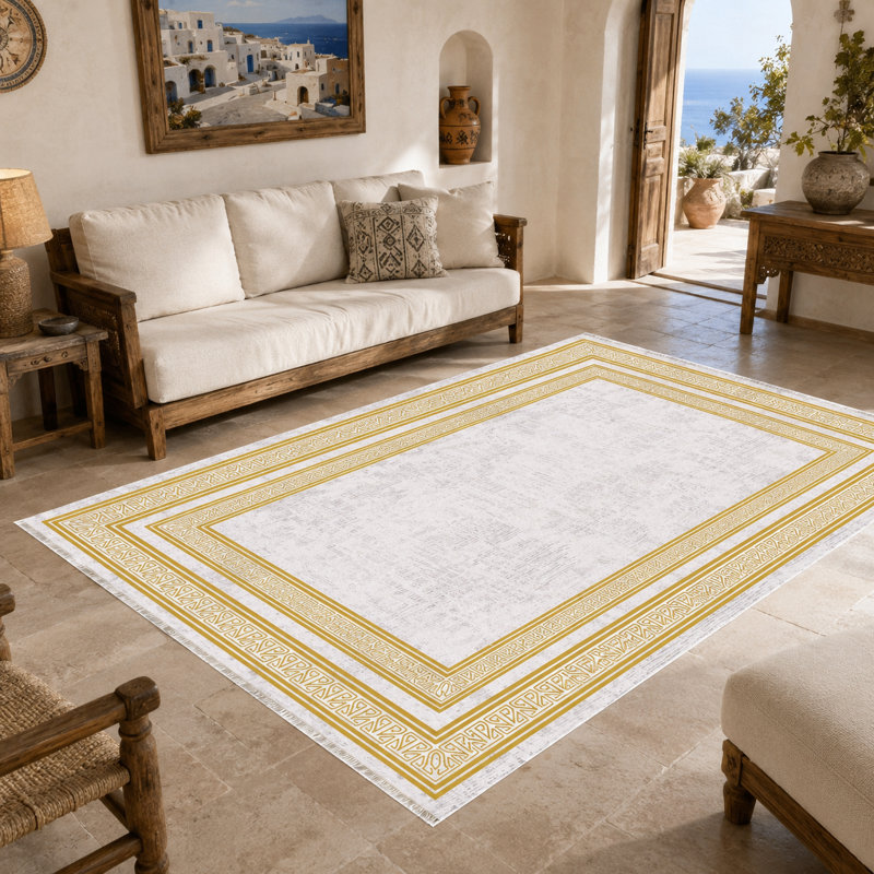 Oriental Cotton and Chenille Flatweave Area Rug, 200 x 300 cm