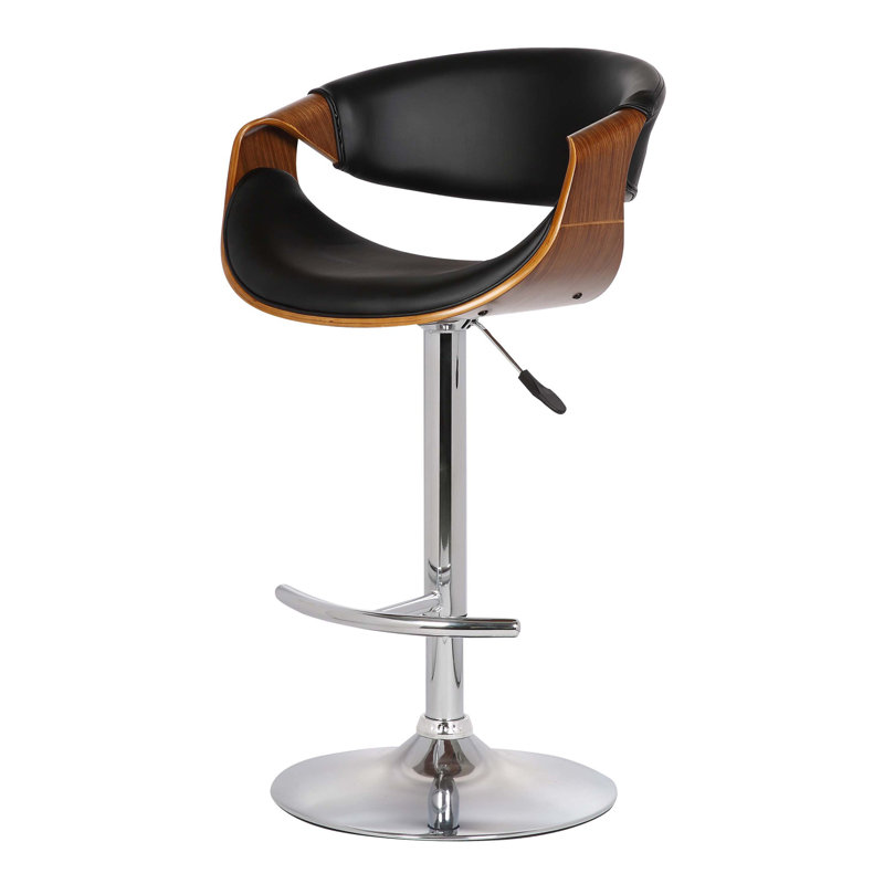 Tabouret de bar rotatif Mod, Noir