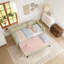 Daybed with Trundle Twin Size Sofa Bed No Box Spring Needed, with USB Port and Adorable Wave Shaped-1763544194