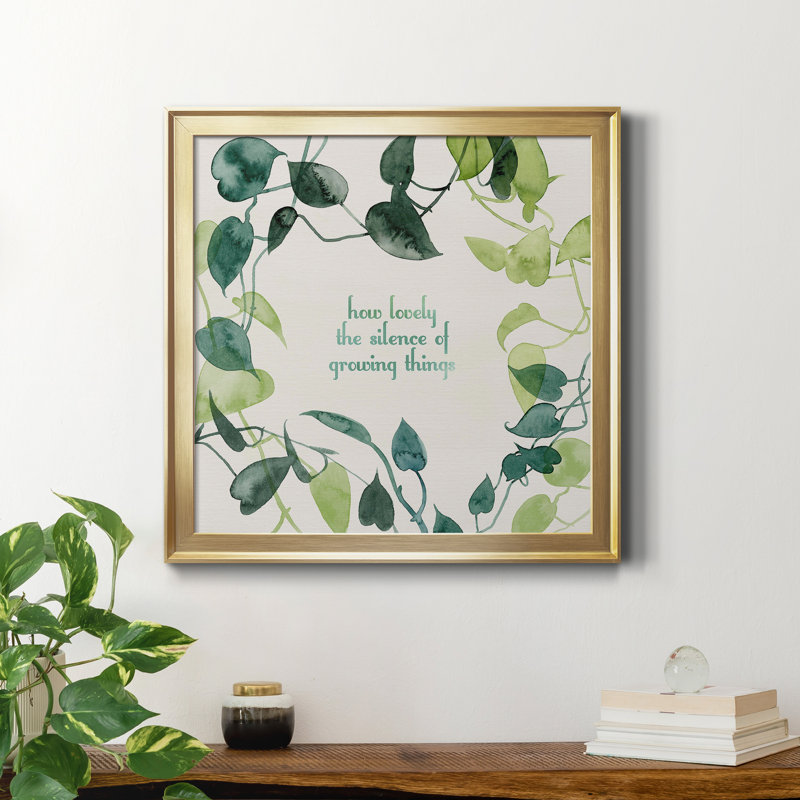 «Magic Grows II», reproduction encadrée de qualité supérieure - prête à être accrochée, H 17,5 po x l 17,5 po x P 1,5 po