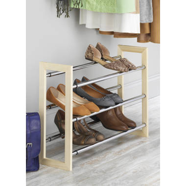 Rebrilliant 58 Pairs Large Shoe Rack Shoe Shelf Boots Shoe Organizer &  Reviews