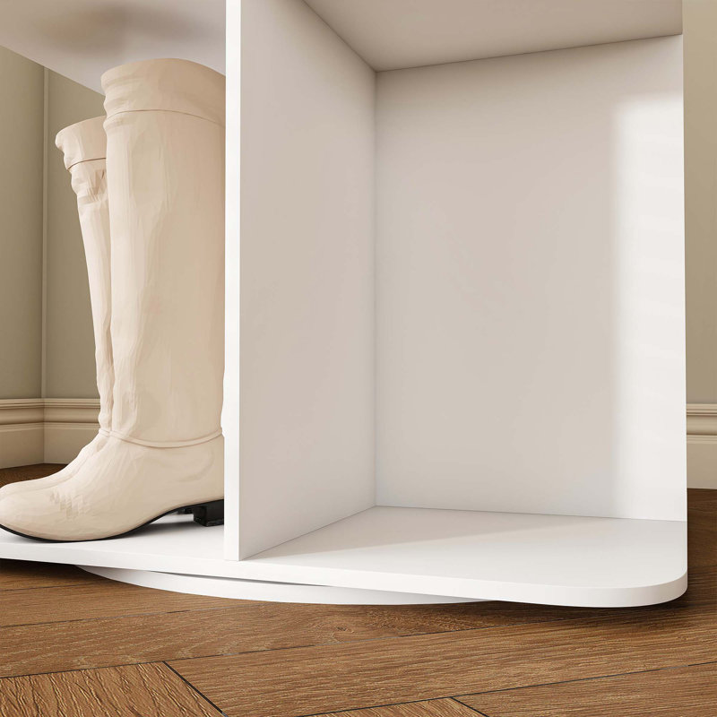 Étagère à chaussures rotative à 7 niveaux, organisateur de chaussures pivotant sur 360 °, tour à chaussures haut