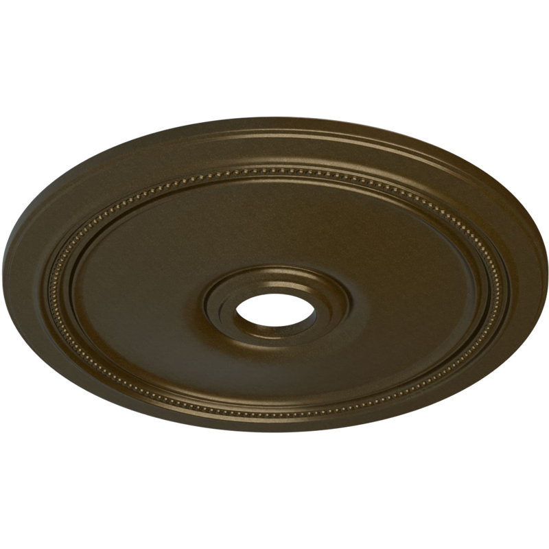 24 po de diamètre extérieur x 3 5/8 po de profondeur x 1 1/4 po de médaillon de plafond Diane (convient aux auvents jusqu'à 6 1/4 po)