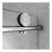6063 frameless one fixed and one shifted Shower Door, 70MM 304 stainless steel large pulleys with adjustable soft closing function,with nano easy cleaning,stick explosion-proof menbrance-112318686