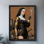 Reproduction d'art encadré noir rétro-1435548648