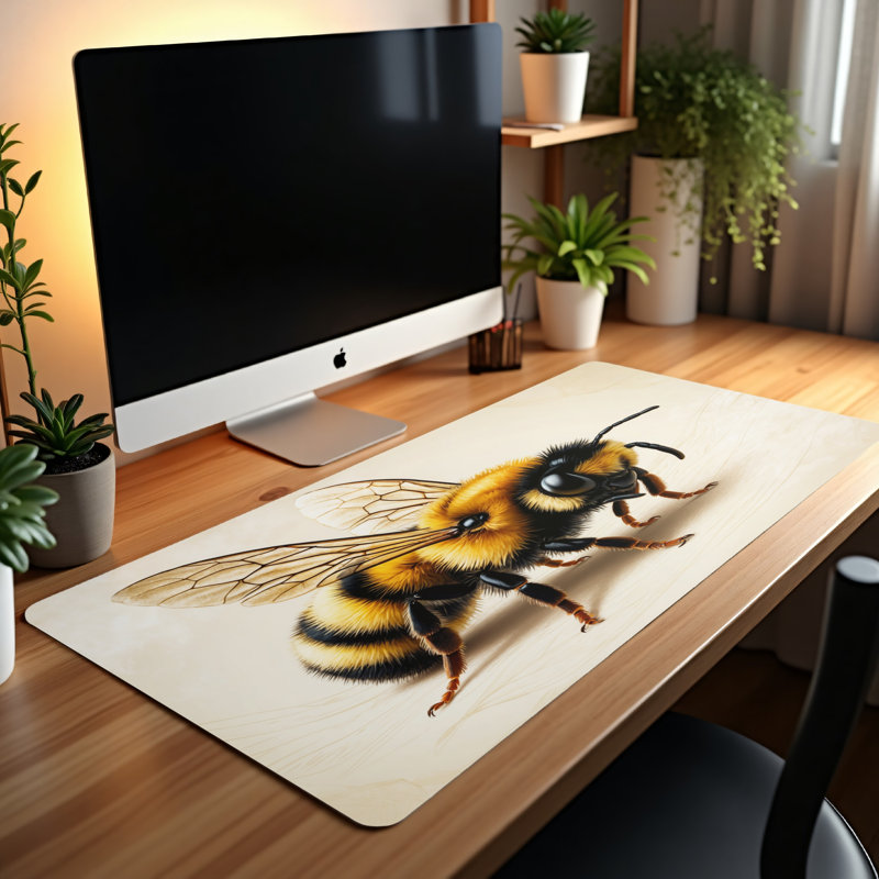 Polyester Desk Pad, 14.4x12.1