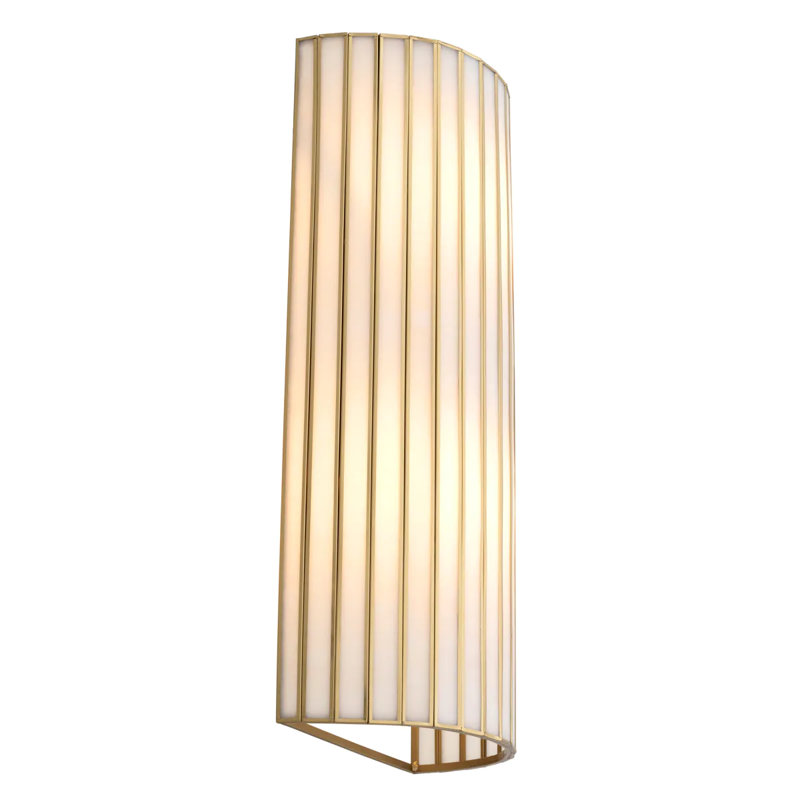 Wall Lamp Monari Antique Brass Finish