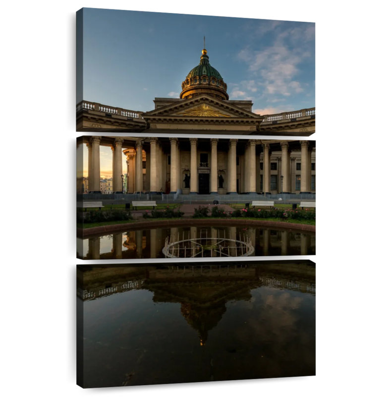 Cathédrale Nicci de Kazan, H 45 po x l 28 po