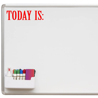 Text & Numbers Non-Wall Damaging Chalkboard & Whiteboard Decals