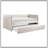 Modern Fabric Upholstered Daybed With Trundle And Wooden Frame, Perfect For Space-Saving And Comfortable Sleeping-1805059852